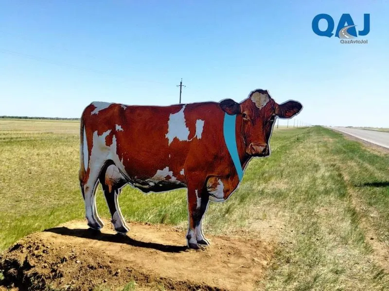 Смертельное ДТП из-за коровы на дороге произошло близ Атырау
