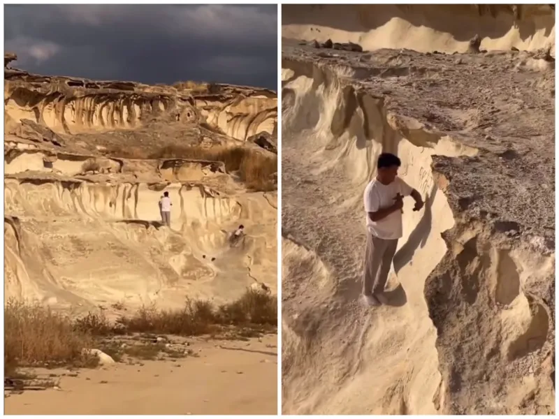 Сделавший надпись на каньоне в Мангистау записал видеообращение