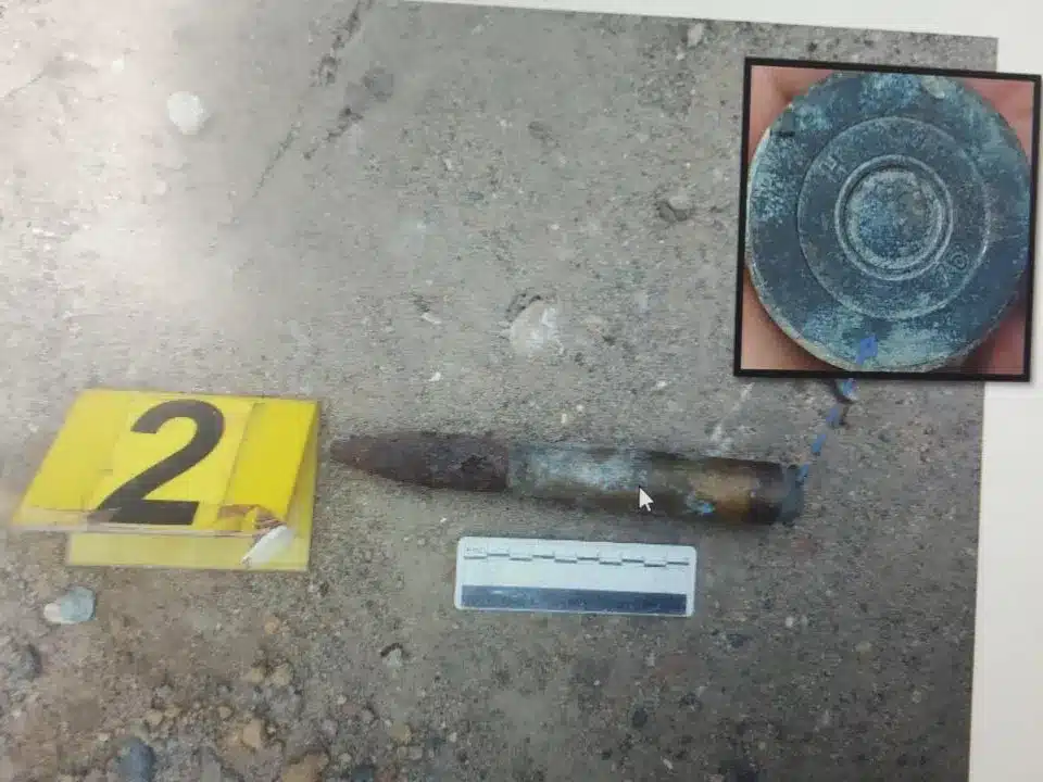 Патрон от зенитных установок нашла актюбинка во дворе дома