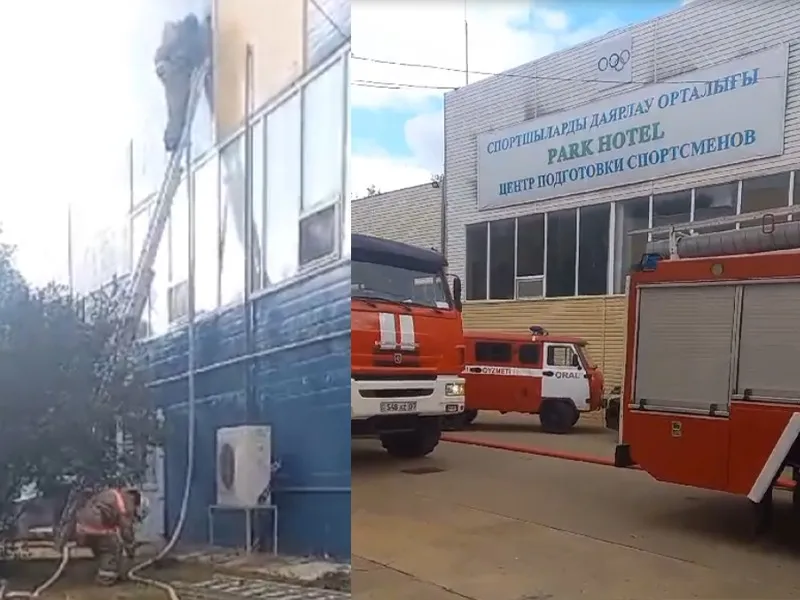 Сауна горела в Уральске