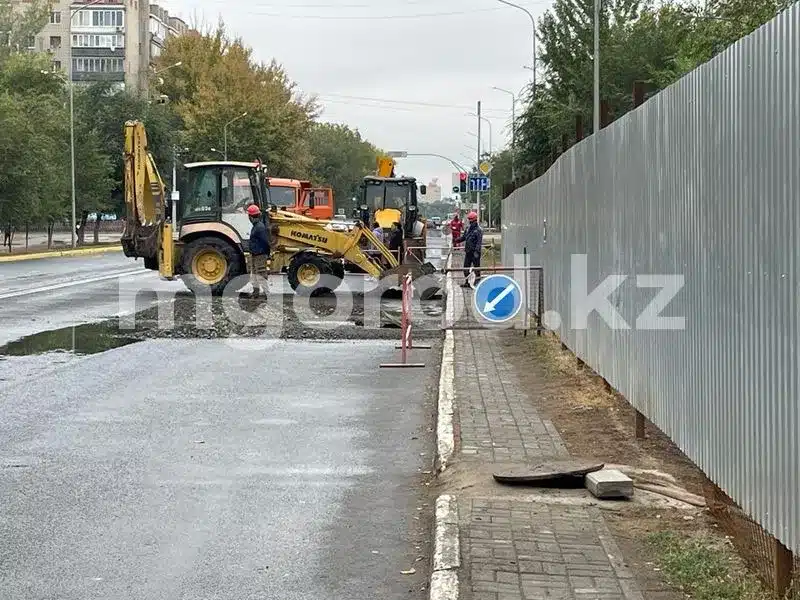 Участок дороги в Уральске перекрыли на выходные