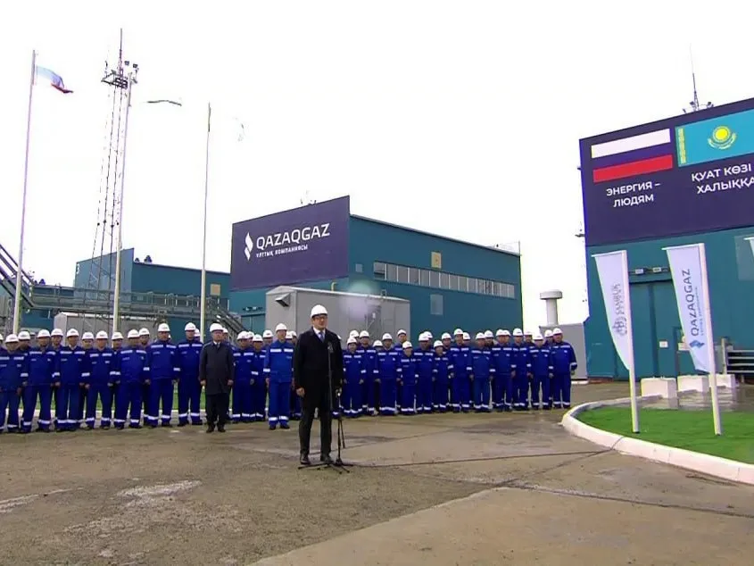 Открыт транзит российского газа в Узбекистан через территорию Казахстана