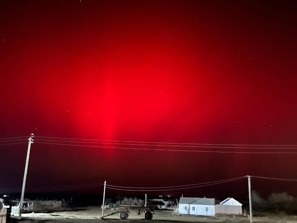 Северное сияние наблюдали жители ЗКО