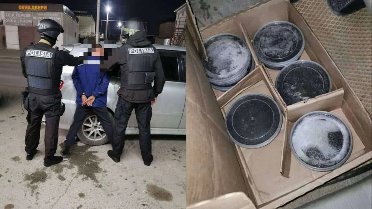 С 3 килограммами чёрной икрой задержали жителя Мангистау