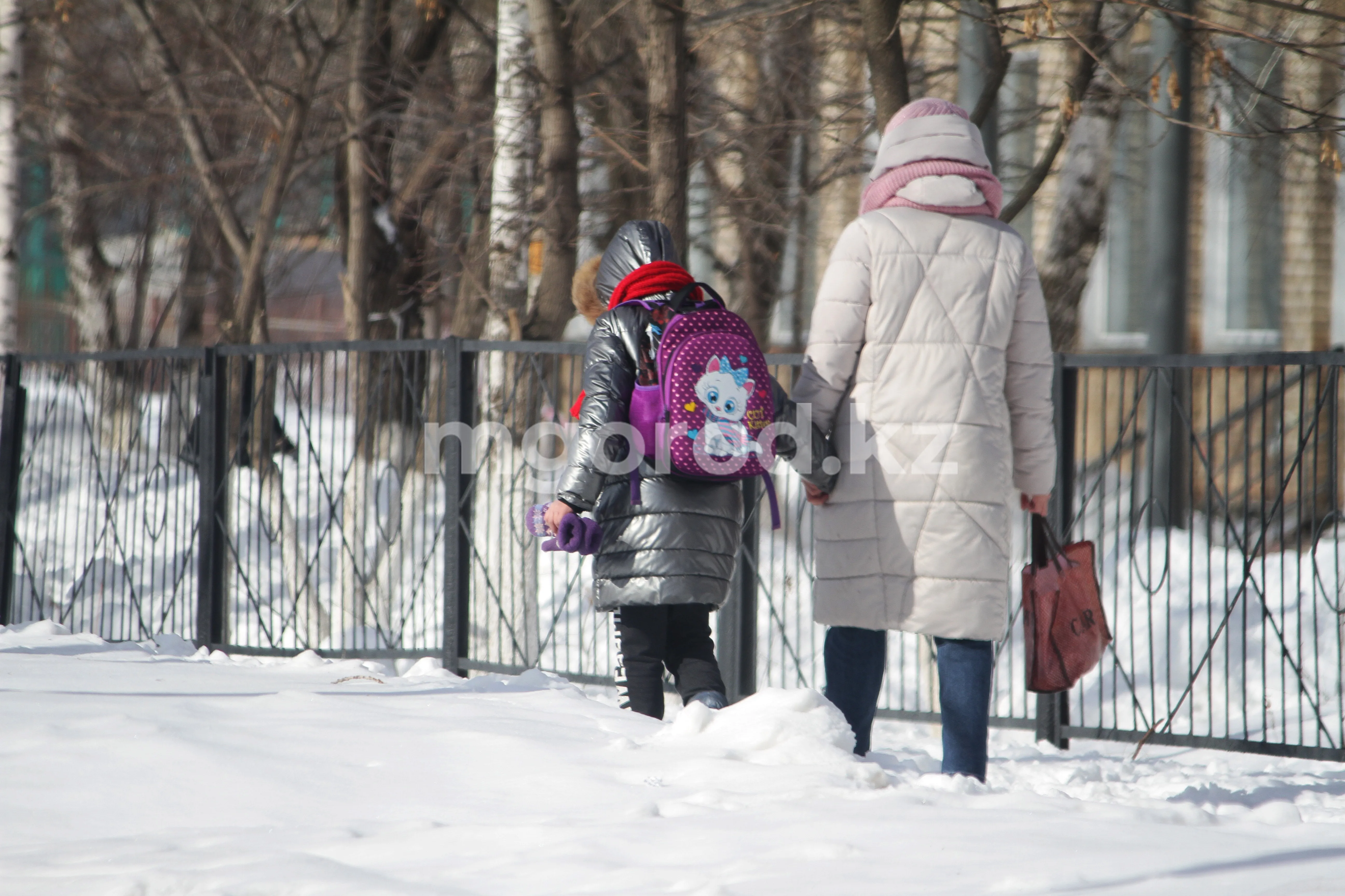 Из-за мороза младшеклассников в Уральске перевели на дистанционку