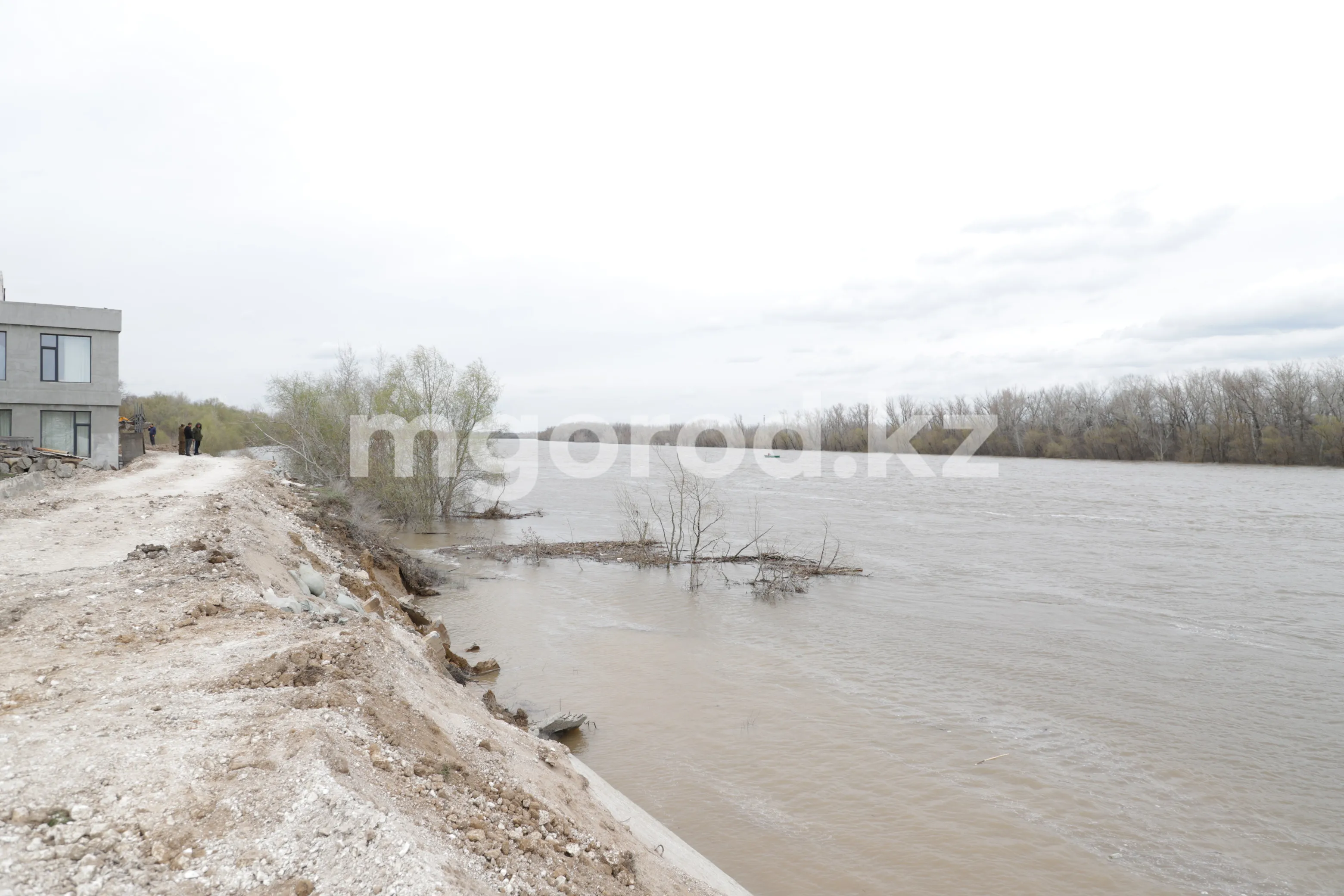 Вода в Урале за сутки поднялась на 38 см в ЗКО