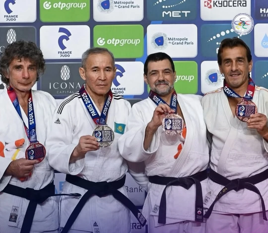 Спортсмены из ЗКО стали чемпионами мира по дзюдо среди ветеранов