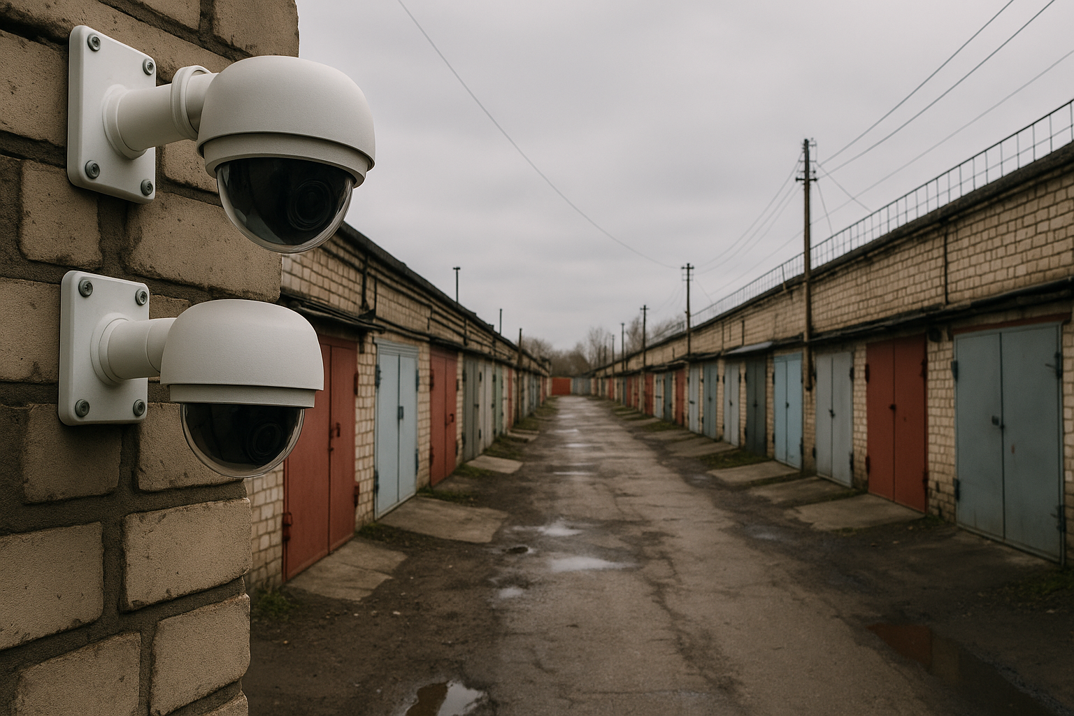 В Актобе на 3000 гаражей — всего четыре камеры