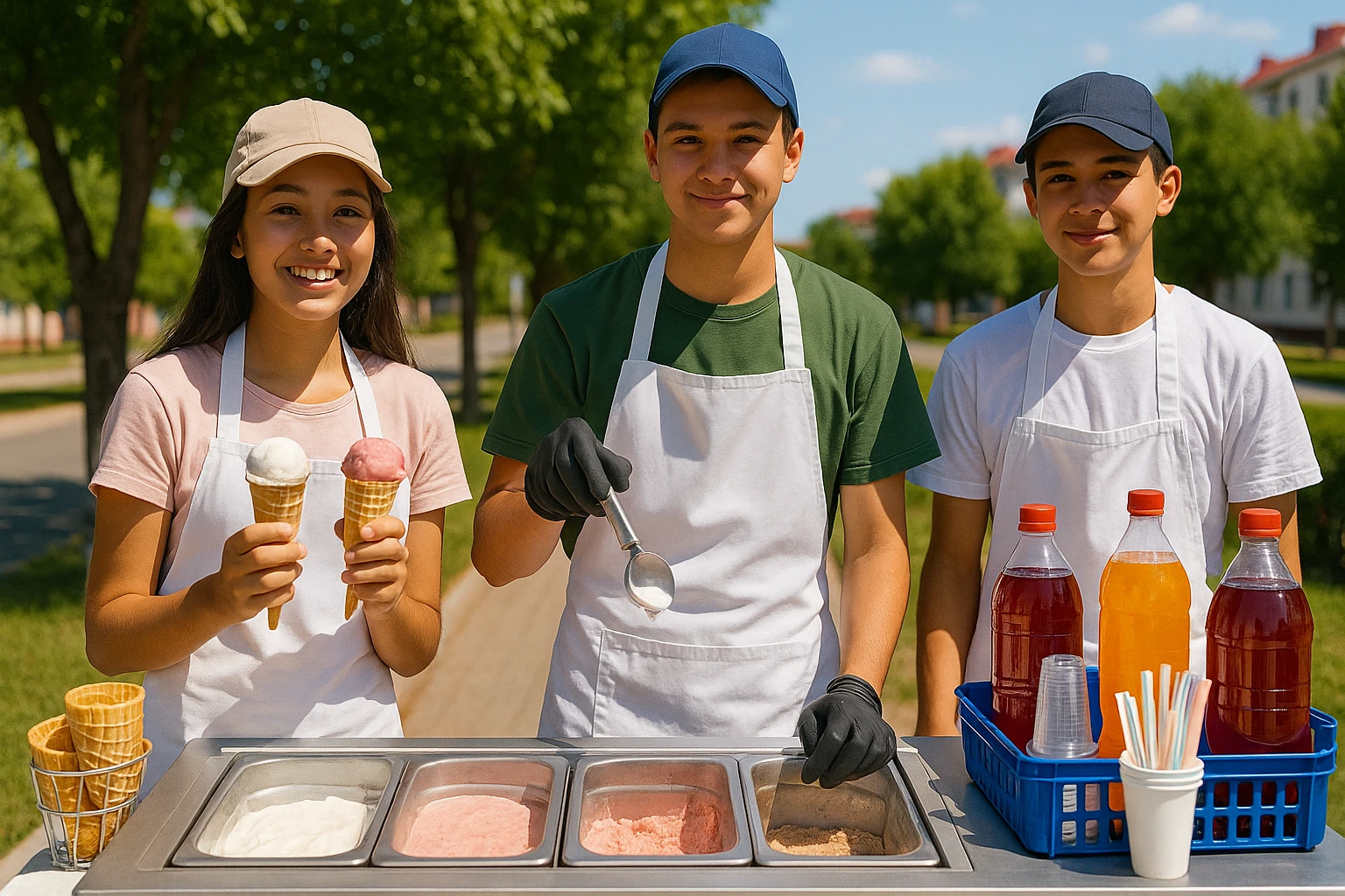 Лето с пользой: как подростки Уральска зарабатывают первые деньги