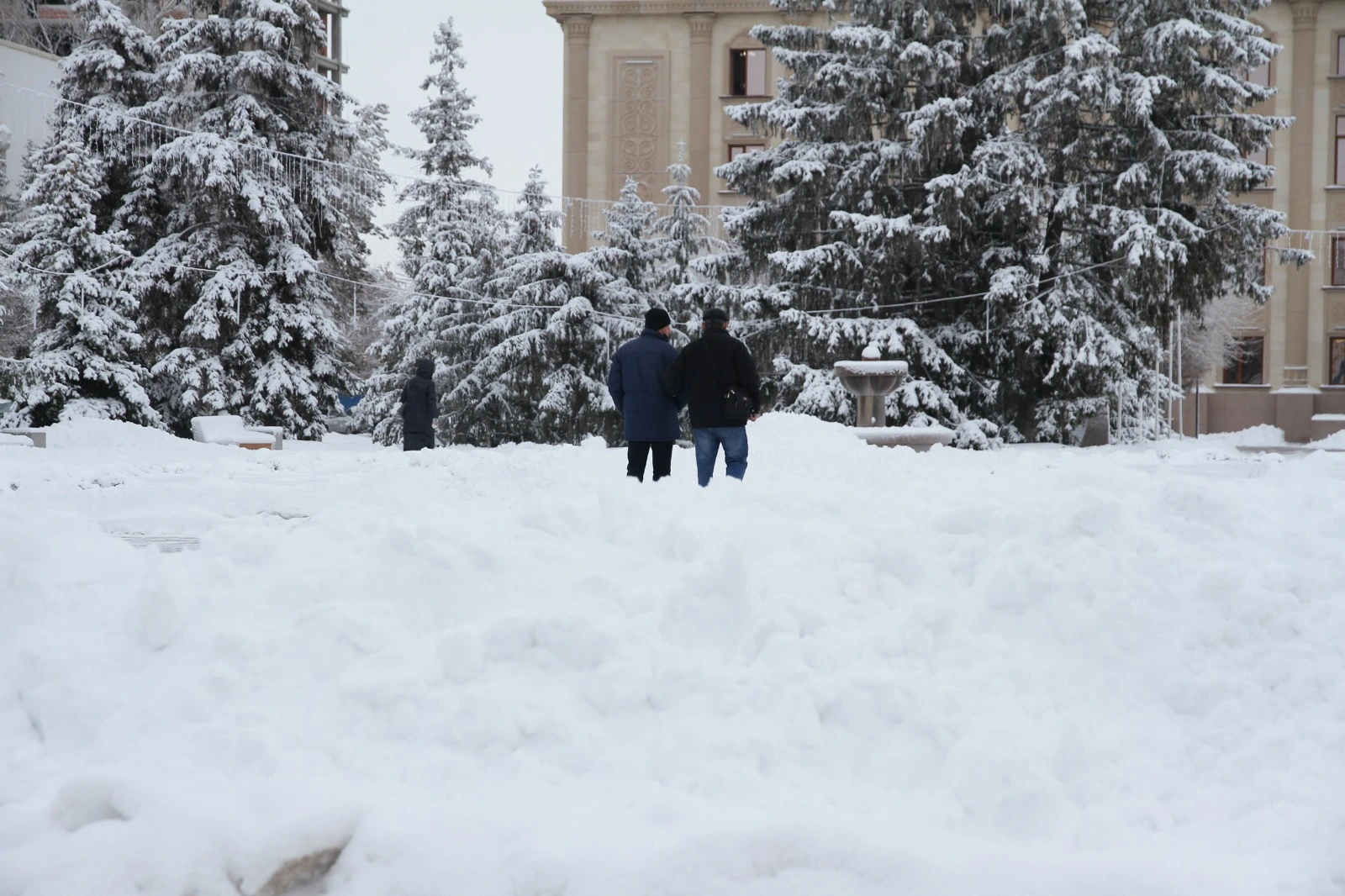 Сильный снегопад ожидается на западе Казахстана 23 февраля