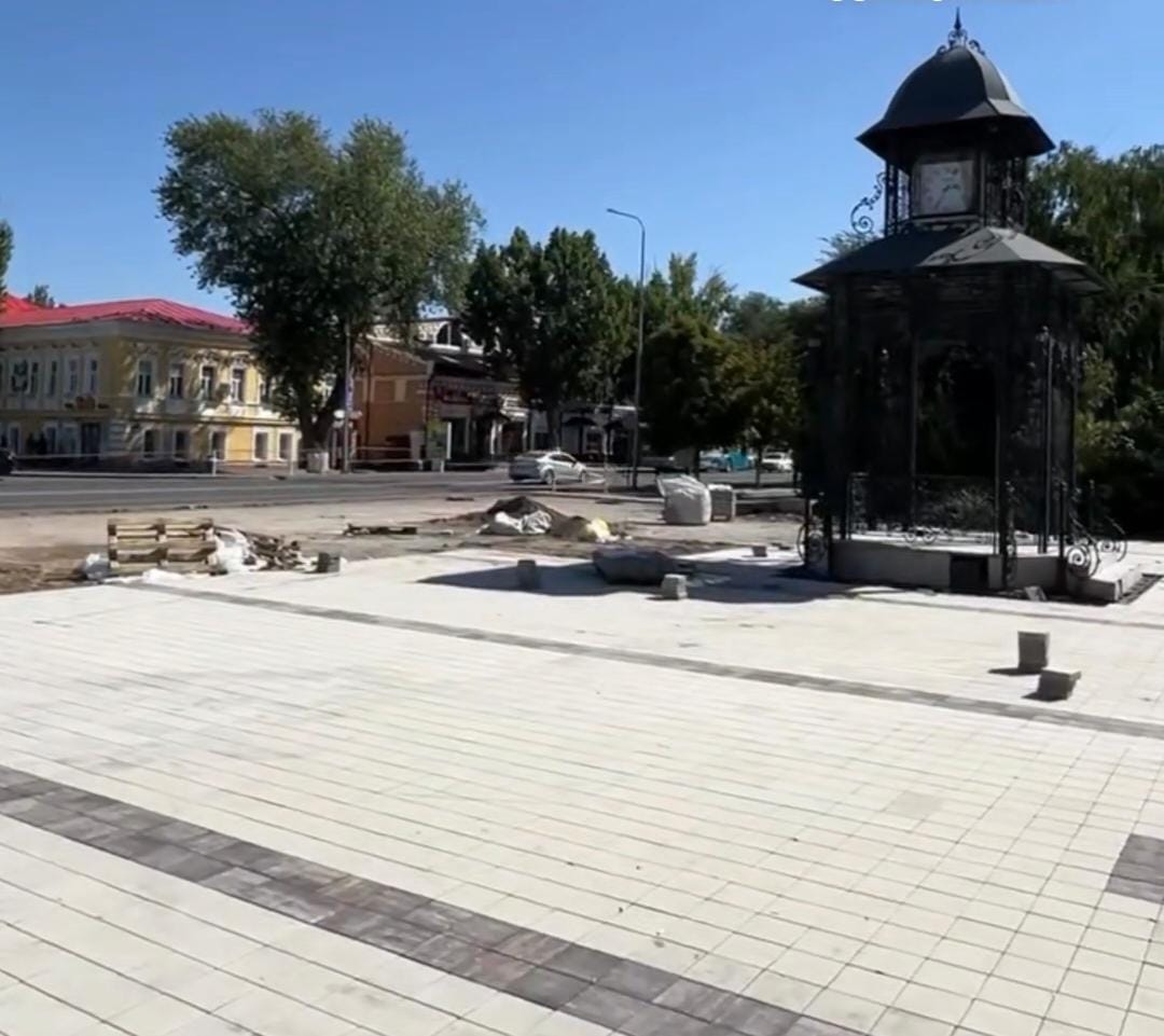 Уральск на ремонте: власти города обещают завершить работы до 20 сентября