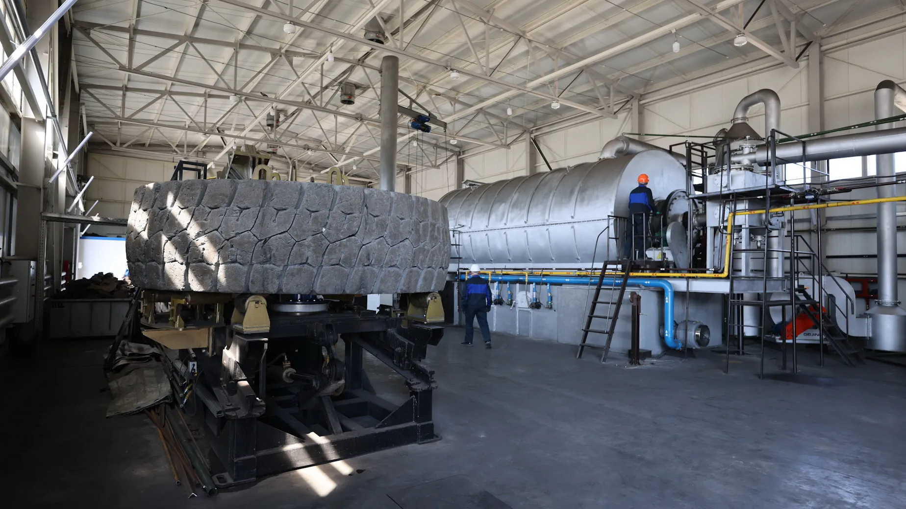 Резиновые изделия перерабатывают в Казахстане