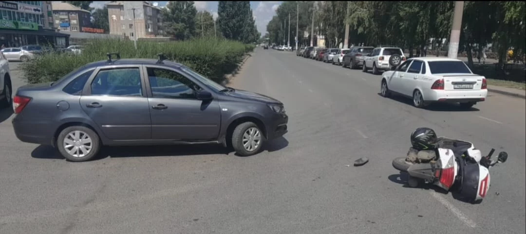 Четыре ДТП с участием скутеров произошли в ЗКО за один день