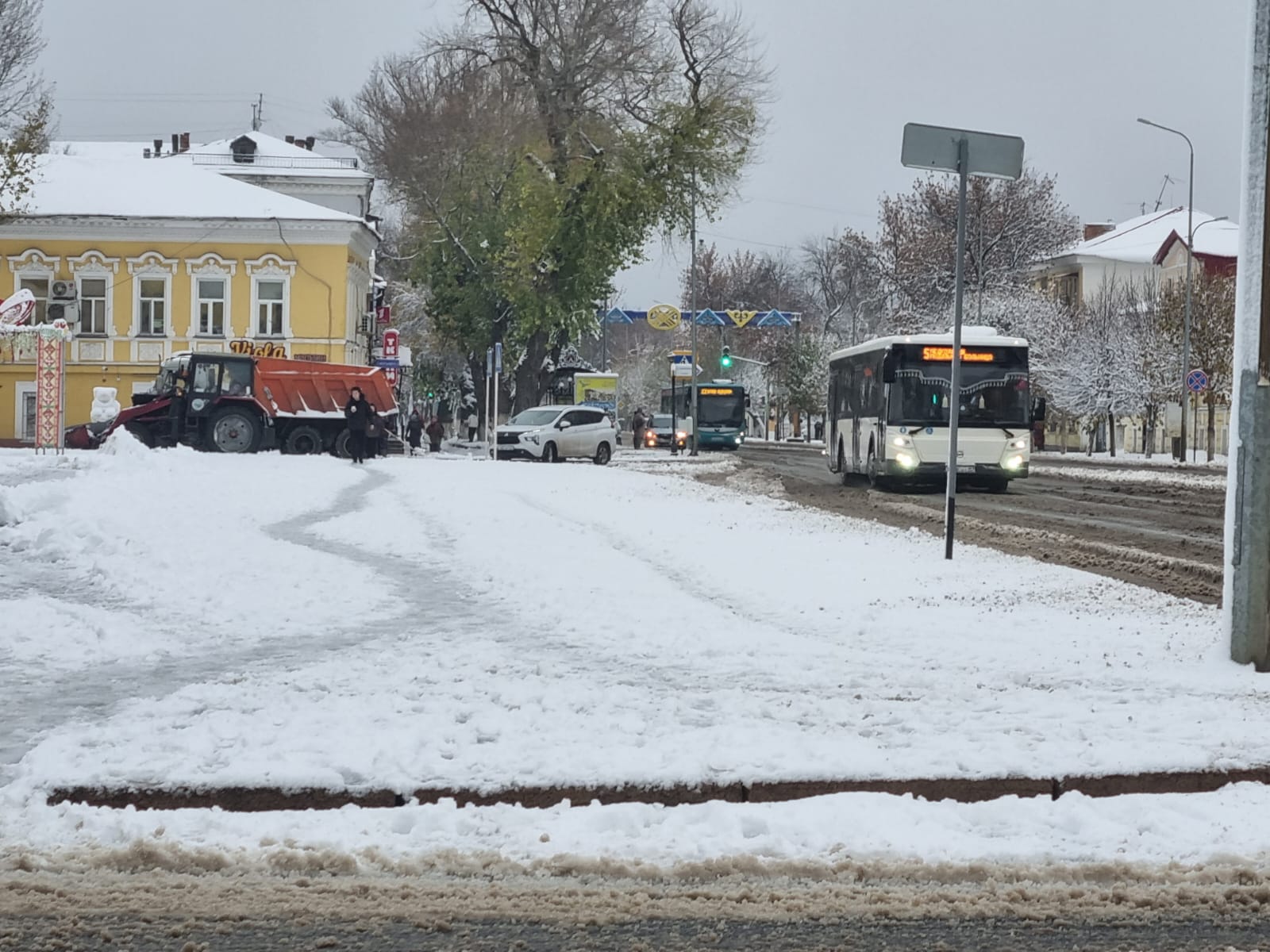 Снег с дождем ожидается на западе Казахстана 29 декабря