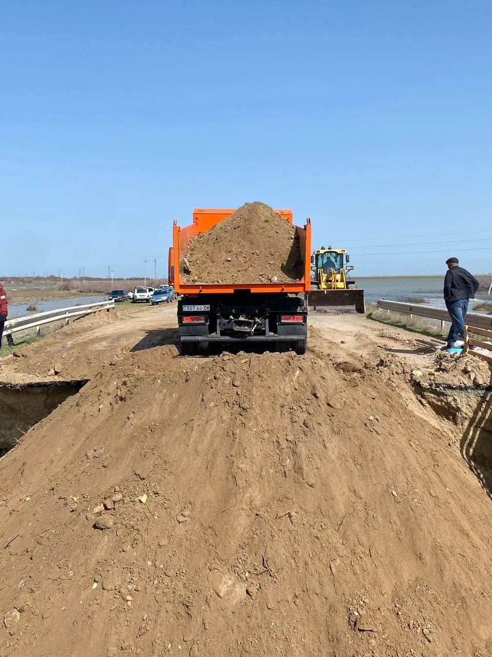 Участок автодороги Уральск-Атырау закрыли на ремонт